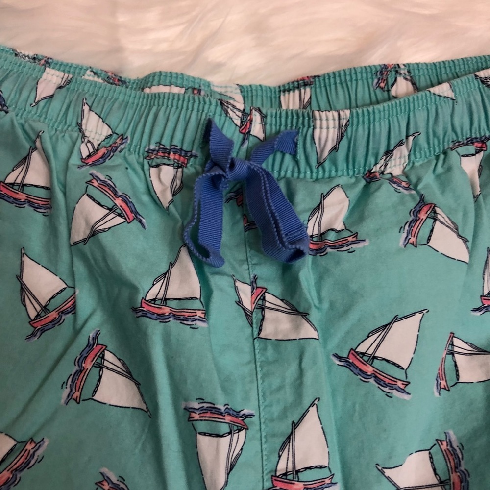 ❌SOLD❌LL Bean Nautical Boat Print Casual Shorts - Picture 3 of 7